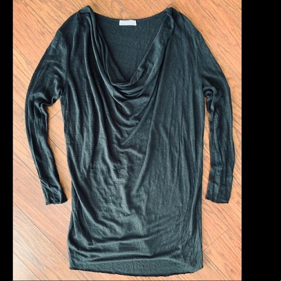 Zara W&B oversized draped tunic dress. Medium - Picture 1 of 3